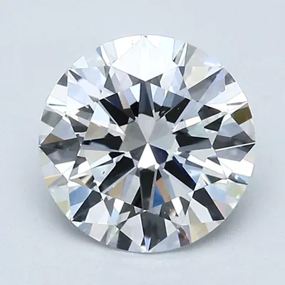 1.84ct D SI1 Rare Carat Ideal Cut Round Diamond