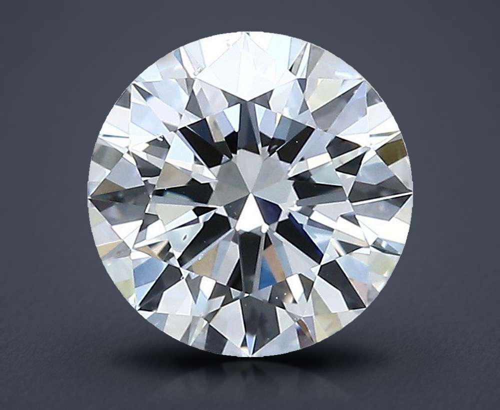 1.84ct D SI1 Rare Carat Ideal Cut Round Diamond