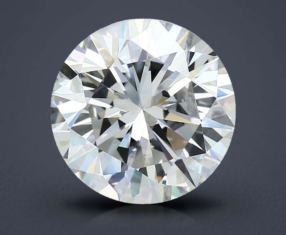 3.99ct I VVS1 Very Good Cut Round Diamond