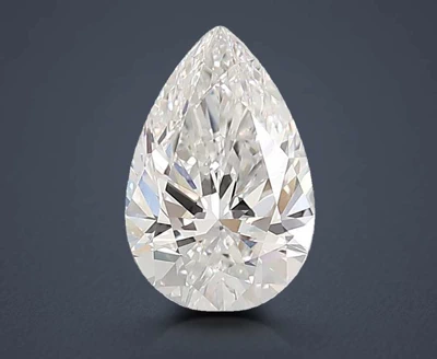 3.53ct F VS1 Rare Carat Ideal Cut Pear Lab Grown Diamond
