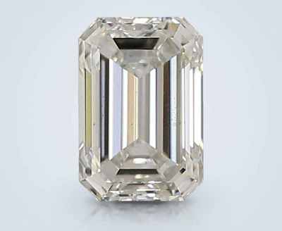 1.34ct F VS2 Rare Carat Ideal Cut Emerald Lab Grown Diamond