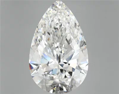 12.06ct F VVS2 Rare Carat Ideal Cut Pear Lab Grown Diamond