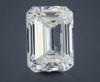 0.35ct F SI1 Rare Carat Ideal Cut Emerald Diamond