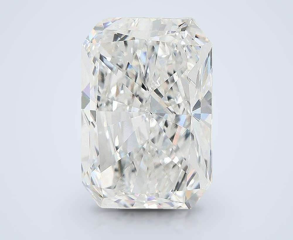 16.00ct F VVS2 Very Good Cut Radiant Lab Grown Diamond