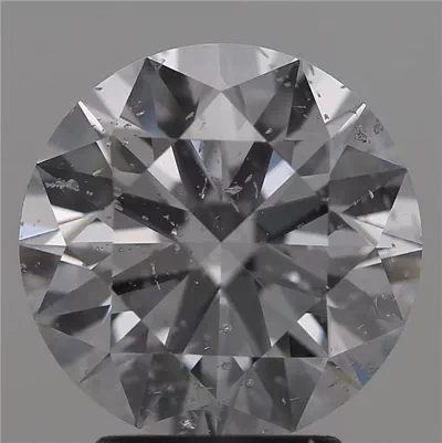 3.12ct D SI2 Rare Carat Ideal Cut Round Diamond