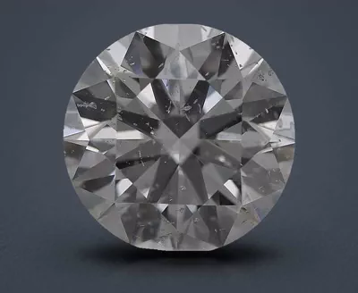 3.12ct D SI2 Rare Carat Ideal Cut Round Diamond