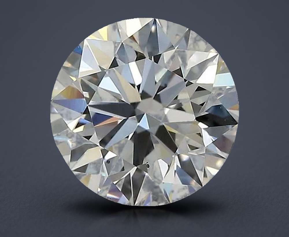 1.52ct D SI1 Rare Carat Ideal Cut Round Lab Grown Diamond