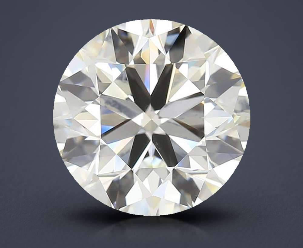 4.02ct J VS1 Excellent Cut Round Diamond