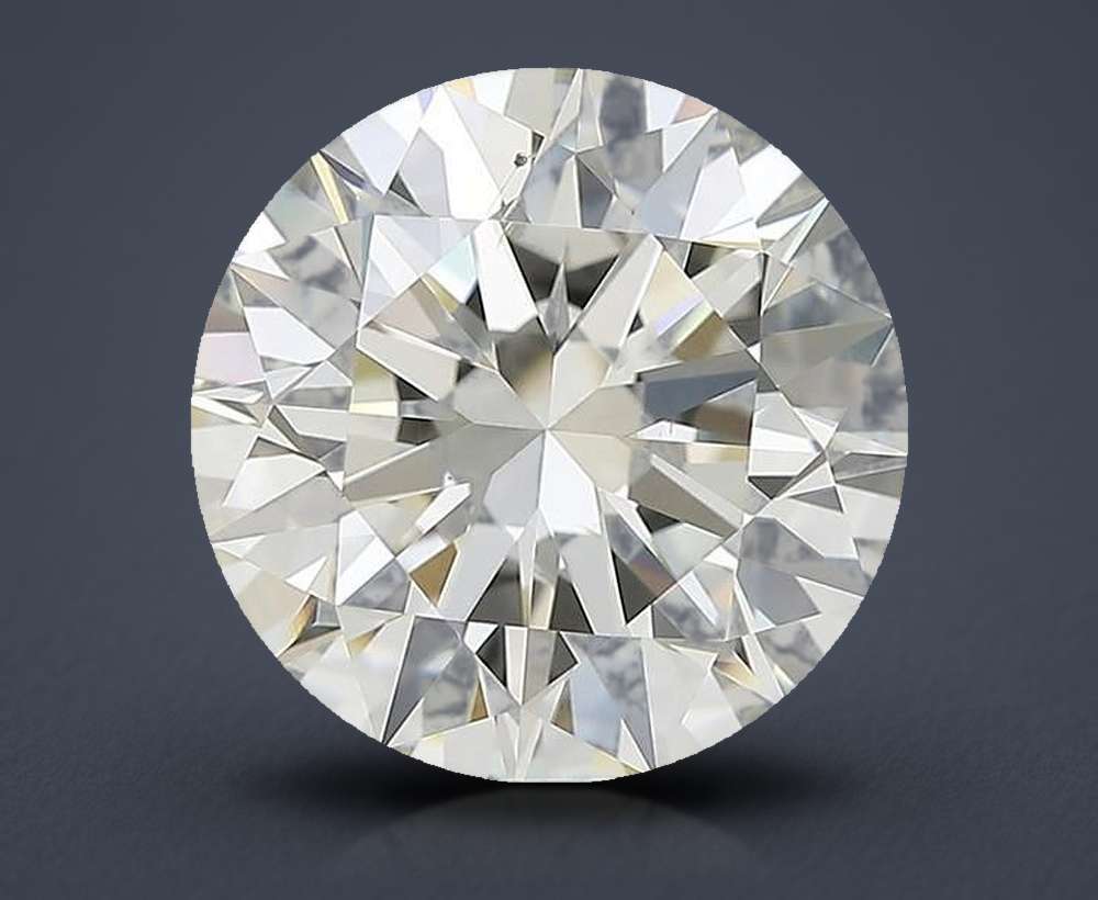 4.51ct K SI1 Rare Carat Ideal Cut Round Diamond