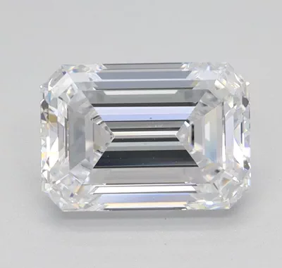 1.60ct D VS1 Excellent Cut Emerald Lab Grown Diamond