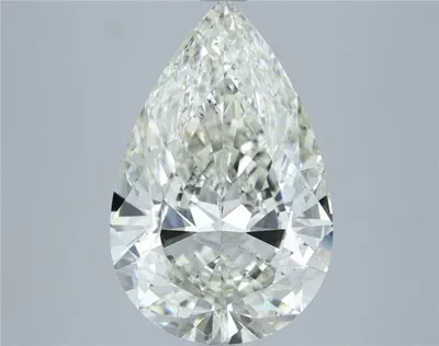 4.04ct K SI2 Rare Carat Ideal Cut Pear Diamond