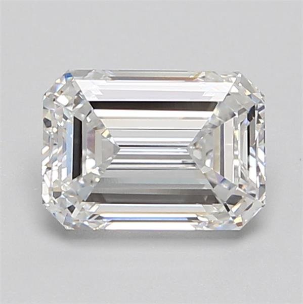 2.01ct D VS1 Excellent Cut Emerald Lab Grown Diamond