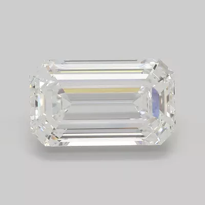 6.65ct E VS1 Rare Carat Ideal Cut Emerald Lab Grown Diamond