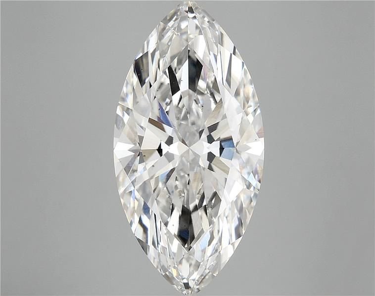 6.13ct F VS2 Rare Carat Ideal Cut Marquise Lab Grown Diamond