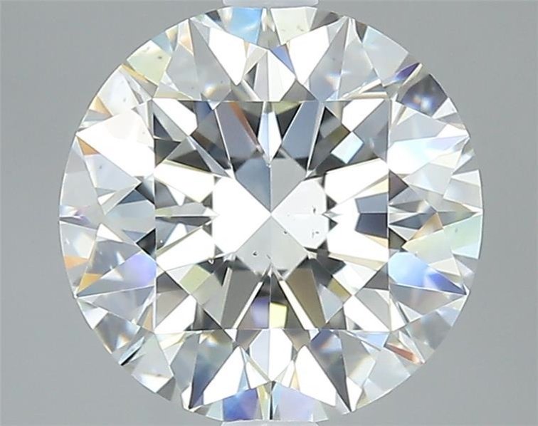 3.13ct J VS2 Rare Carat Ideal Cut Round Diamond