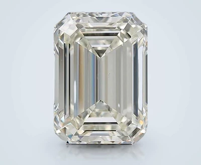 5.05ct K VS2 Rare Carat Ideal Cut Emerald Diamond