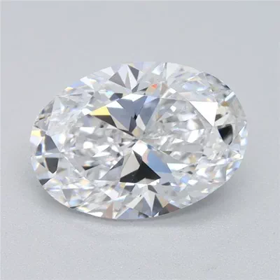 5.30ct F VS1 Rare Carat Ideal Cut Oval Lab Grown Diamond