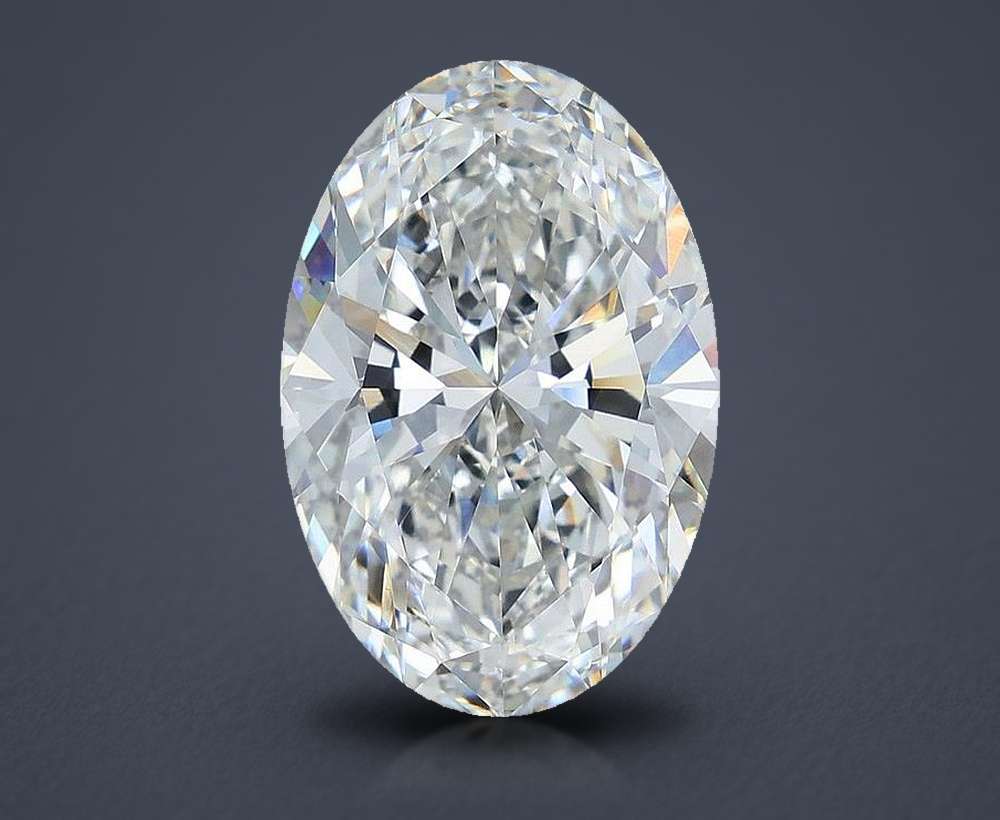 10.36ct G VVS2 Rare Carat Ideal Cut Oval Lab Grown Diamond
