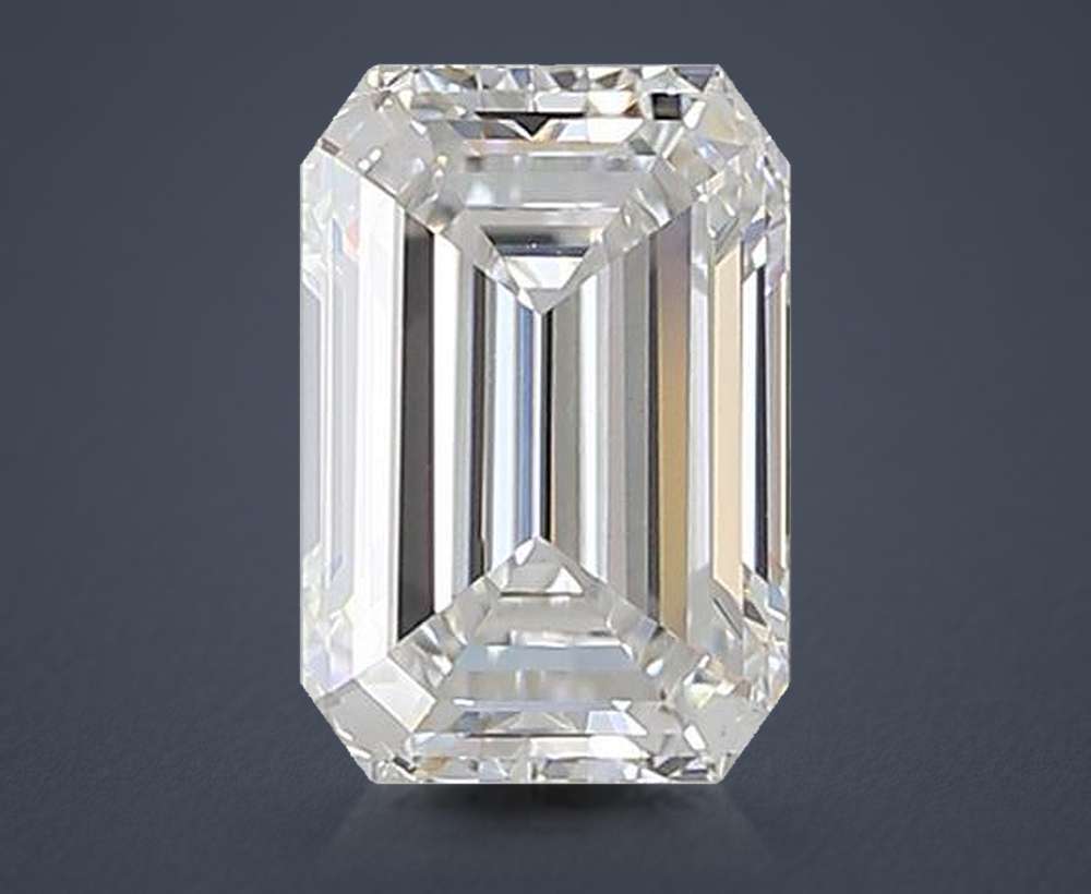 1.60ct D VS1 Rare Carat Ideal Cut Emerald Lab Grown Diamond