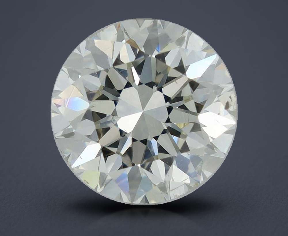 3.00ct K SI1 Very Good Cut Round Diamond