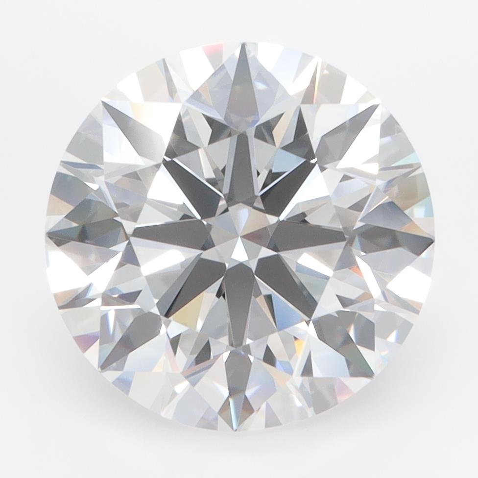 4.95ct D FL Rare Carat Ideal Cut Round Lab Grown Diamond