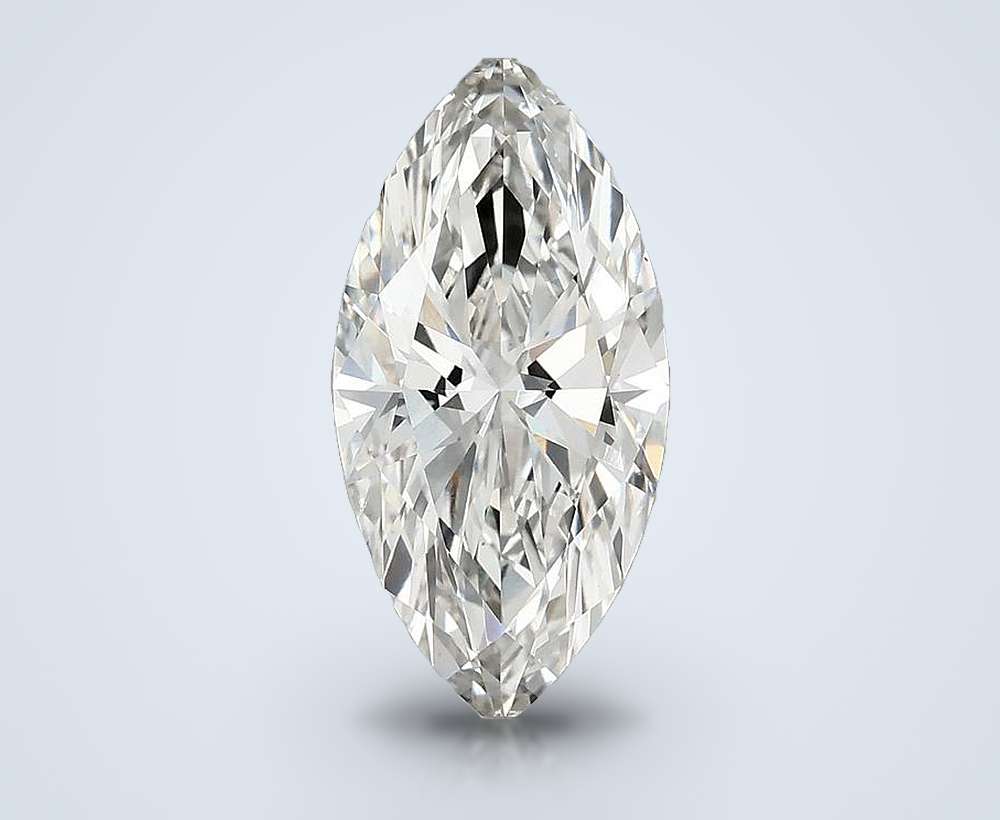 3.03ct G VS2 Rare Carat Ideal Cut Marquise Lab Grown Diamond