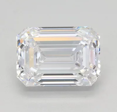 1.52ct D VS1 Rare Carat Ideal Cut Emerald Lab Grown Diamond