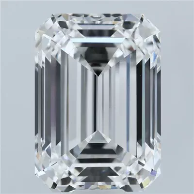 22.56ct F VS1 Excellent Cut Emerald Lab Grown Diamond