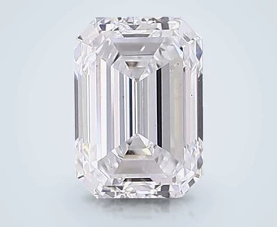 1.25ct D VS2 Rare Carat Ideal Cut Emerald Lab Grown Diamond