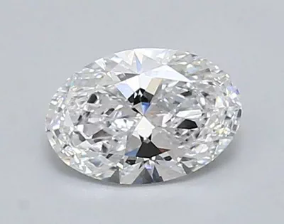 0.93ct D VVS2 Rare Carat Ideal Cut Oval Lab Grown Diamond