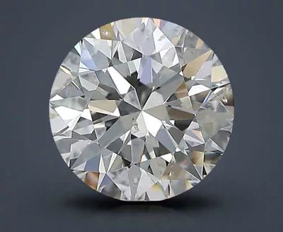 2.55ct J SI1 Rare Carat Ideal Cut Round Diamond