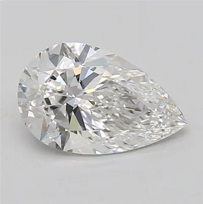 1.59ct E VVS2 Rare Carat Ideal Cut Pear Lab Grown Diamond