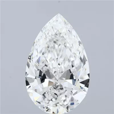 15.03ct F VS2 Very Good Cut Pear Lab Grown Diamond