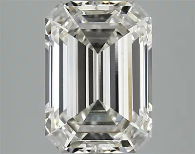 3.13ct H VS1 Rare Carat Ideal Cut Emerald Lab Grown Diamond