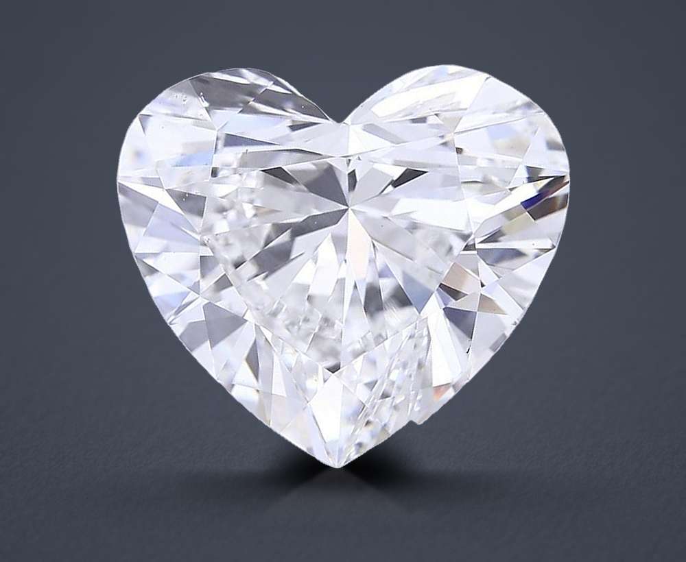 11.44ct F VS1 Excellent Cut Heart Lab Grown Diamond