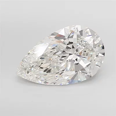 10.03ct G VVS2 Rare Carat Ideal Cut Pear Lab Grown Diamond
