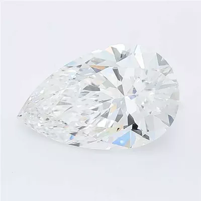 1.59ct D VVS2 Very Good Cut Pear Lab Grown Diamond