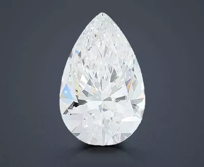 1.59ct D VVS2 Very Good Cut Pear Lab Grown Diamond