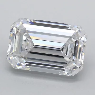 2.08ct D VS1 Rare Carat Ideal Cut Emerald Lab Grown Diamond