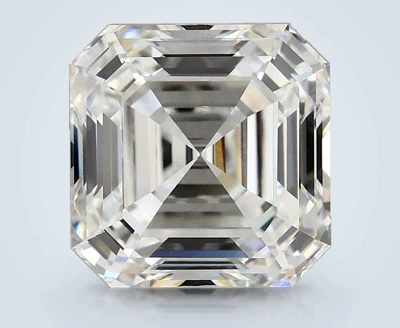 4.97ct F VVS2 Rare Carat Ideal Cut Asscher Lab Grown Diamond
