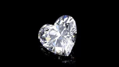 7.09ct D FL Rare Carat Ideal Cut Heart Diamond