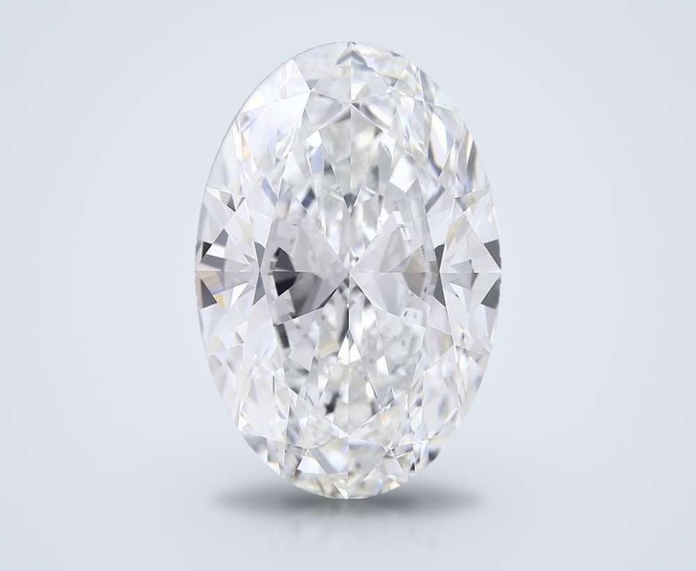 17.50ct F VVS2 Rare Carat Ideal Cut Oval Lab Grown Diamond
