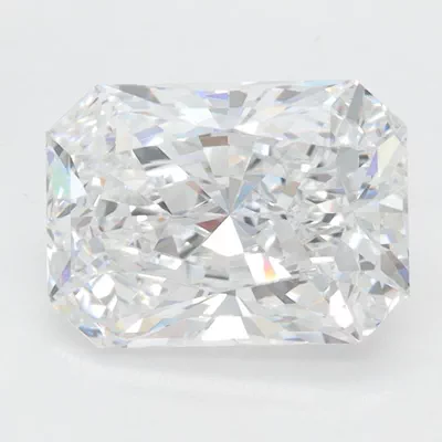 3.02ct D VVS2 Rare Carat Ideal Cut Radiant Lab Grown Diamond