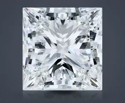15.00ct F VS1 Rare Carat Ideal Cut Princess Lab Grown Diamond