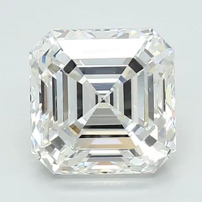 2.06ct F VVS2 Rare Carat Ideal Cut Asscher Lab Grown Diamond
