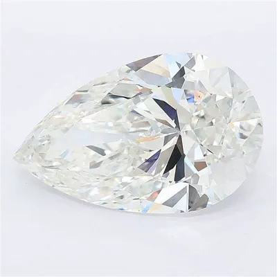 6.27ct G VS1 Rare Carat Ideal Cut Pear Lab Grown Diamond