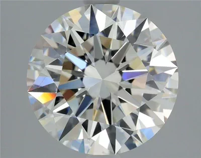 2.56ct J VVS2 Rare Carat Ideal Cut Round Diamond