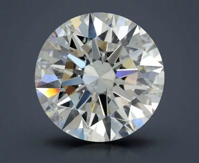 2.56ct J VVS2 Rare Carat Ideal Cut Round Diamond
