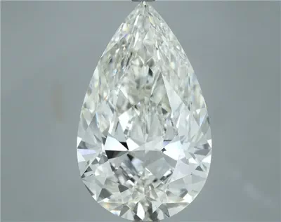 7.74ct H IF Rare Carat Ideal Cut Pear Diamond