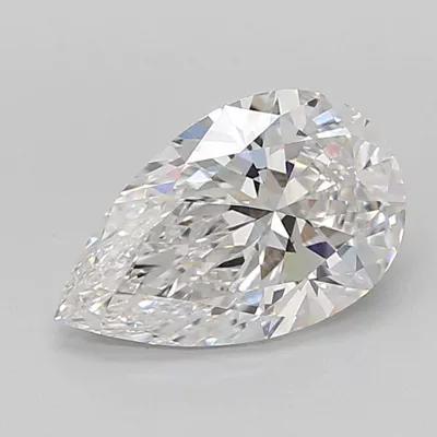 2.60ct E VS1 Rare Carat Ideal Cut Pear Lab Grown Diamond